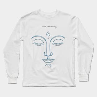 Purity Healing Buddha Babe Long Sleeve T-Shirt